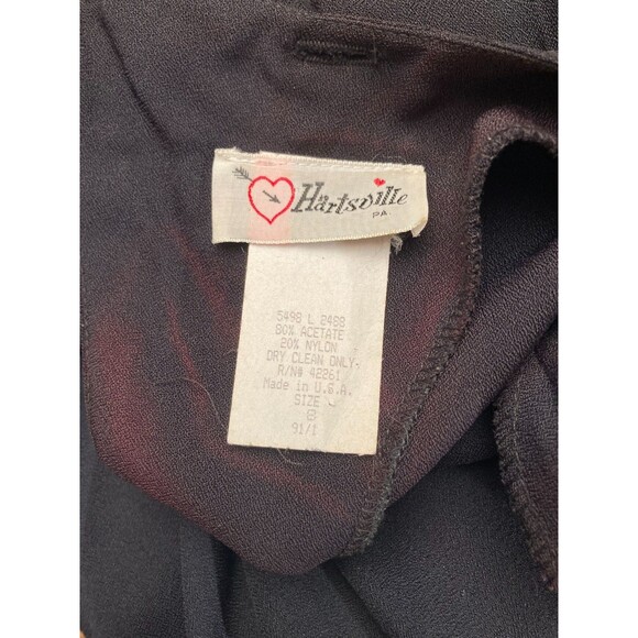 Vintage 80s Jumpsuit 1980s Black & White Rockabilly Retro 40s Style Size Small - Picture 5 of 7